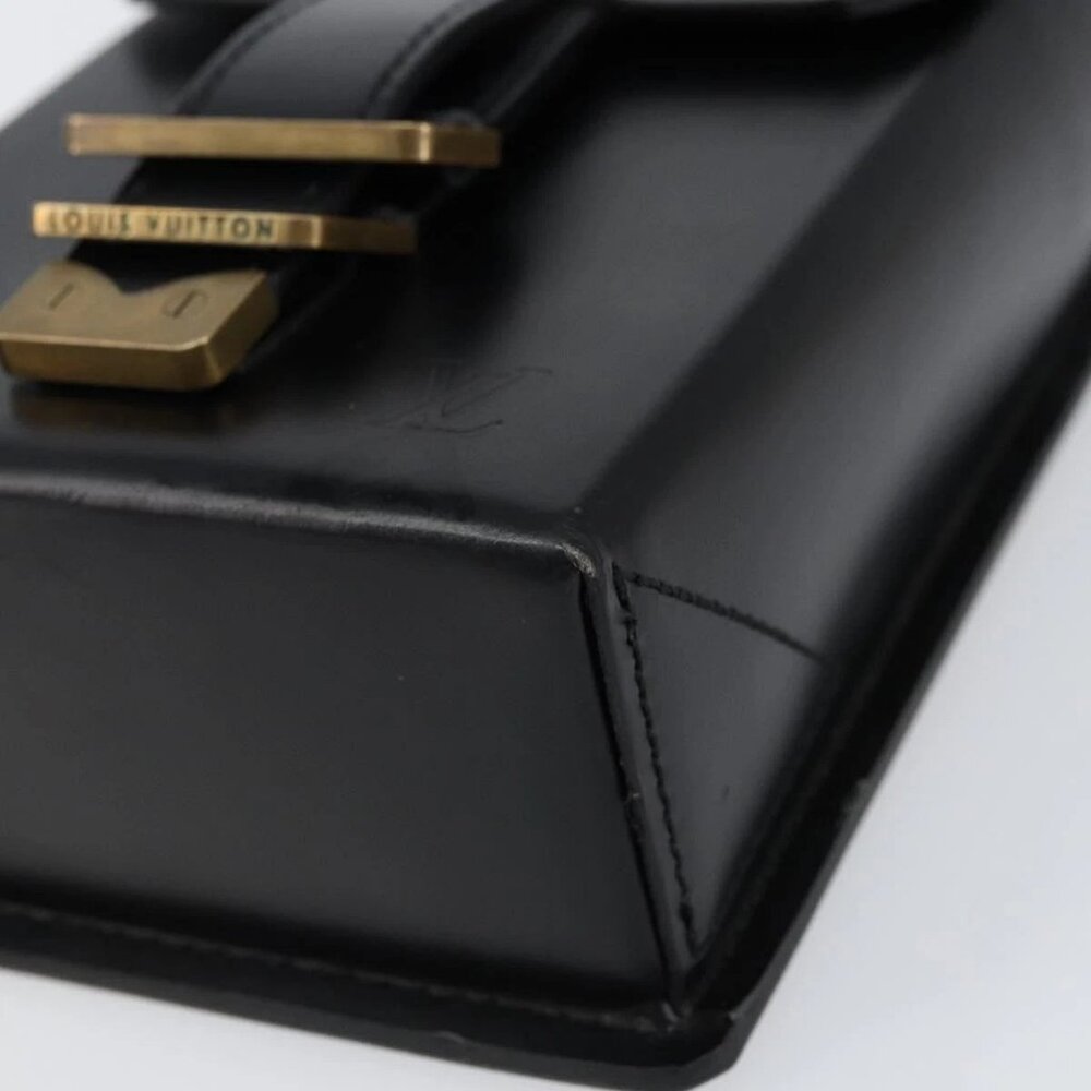 LOUIS VUITTON Pister Shoulder Bag Leather Black M92222 LV Auth bs31308 - Picture 8 of 14
